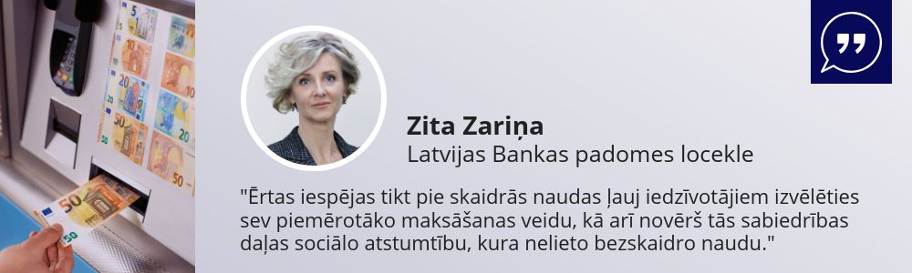 Skaidras naudas pieejamiba - Zitas Zarinas citāts no teksta